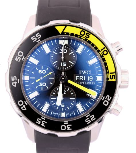 iwc aquatimer chronograph.